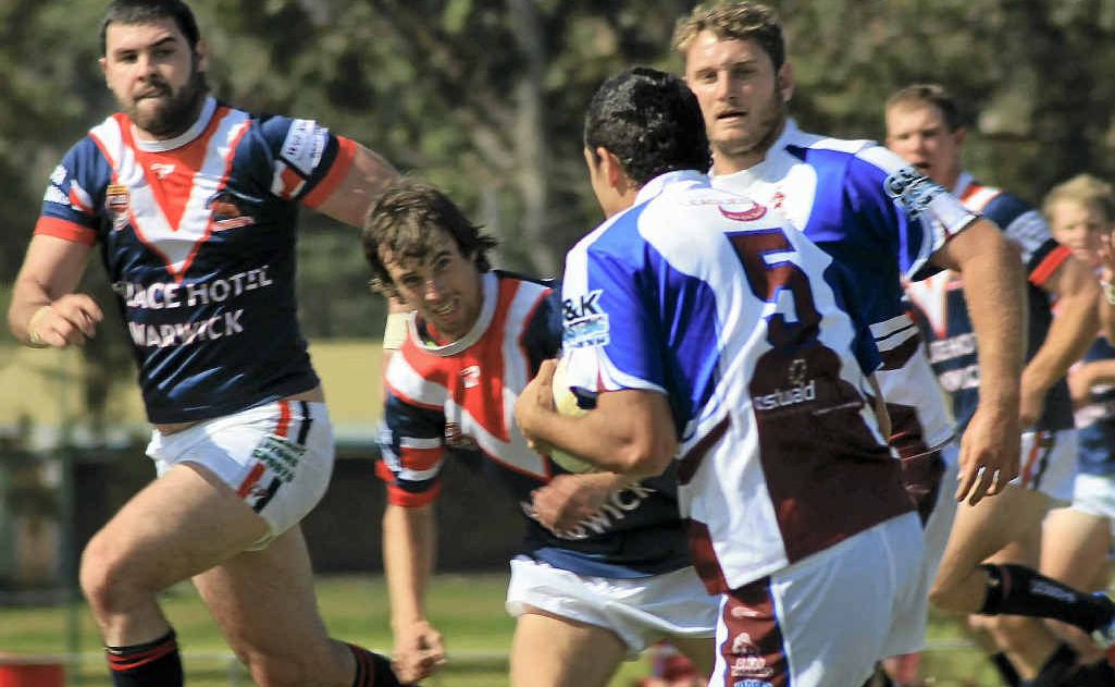 Daniel Byrnes and Blake Doro move up in defence for the Cowboys in reserve grade. Daniel Byrnes and Blake Doro move up in defence for the Cowboys in reserve grade.